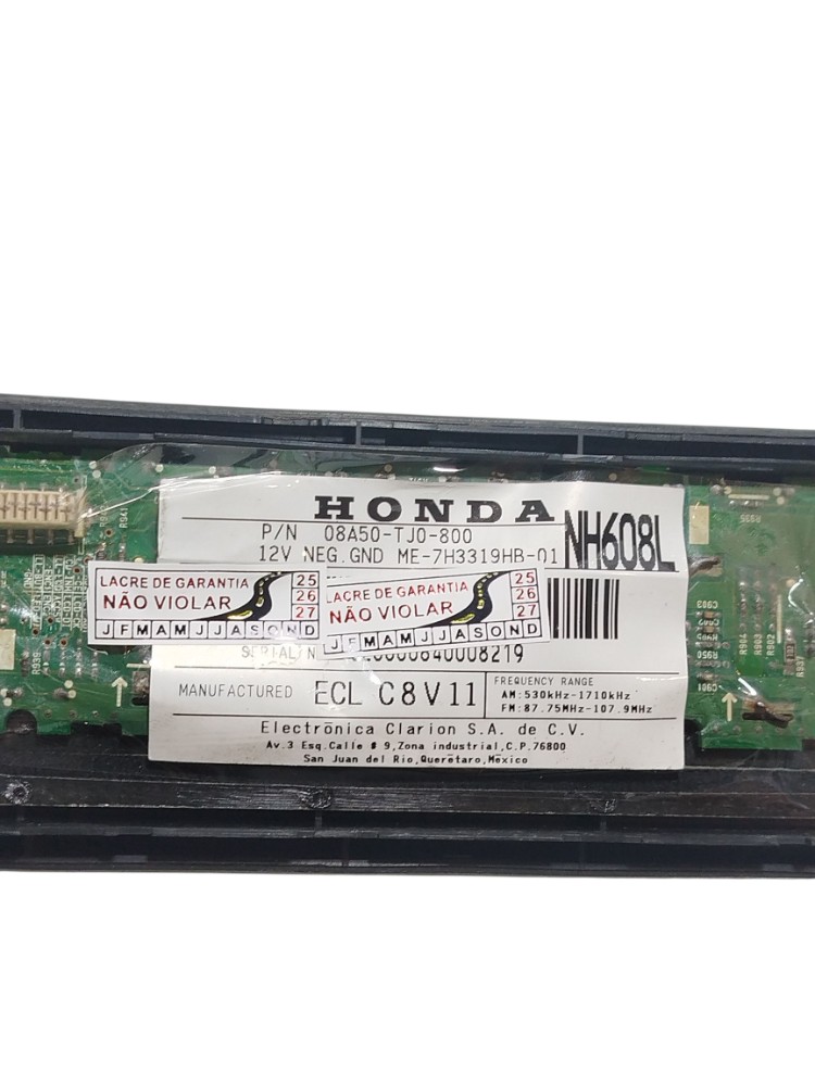 Rádio Cd Player Mp3 Aux Honda Fit 2009 a 2014 08A50TJ0800 7