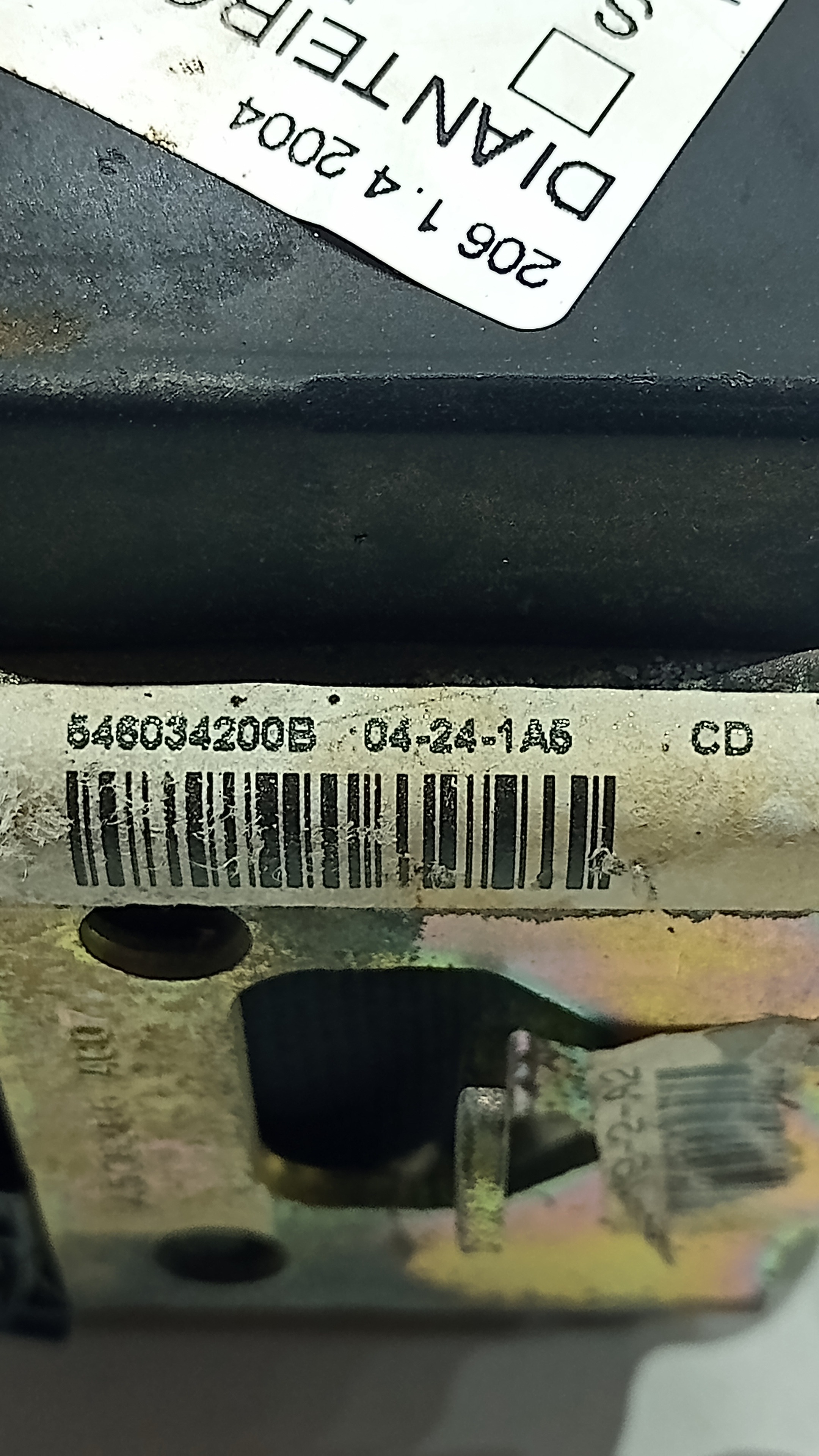 Cinto de Segurança Tras Esquerdo Peugeot 206 1.4 2004 6