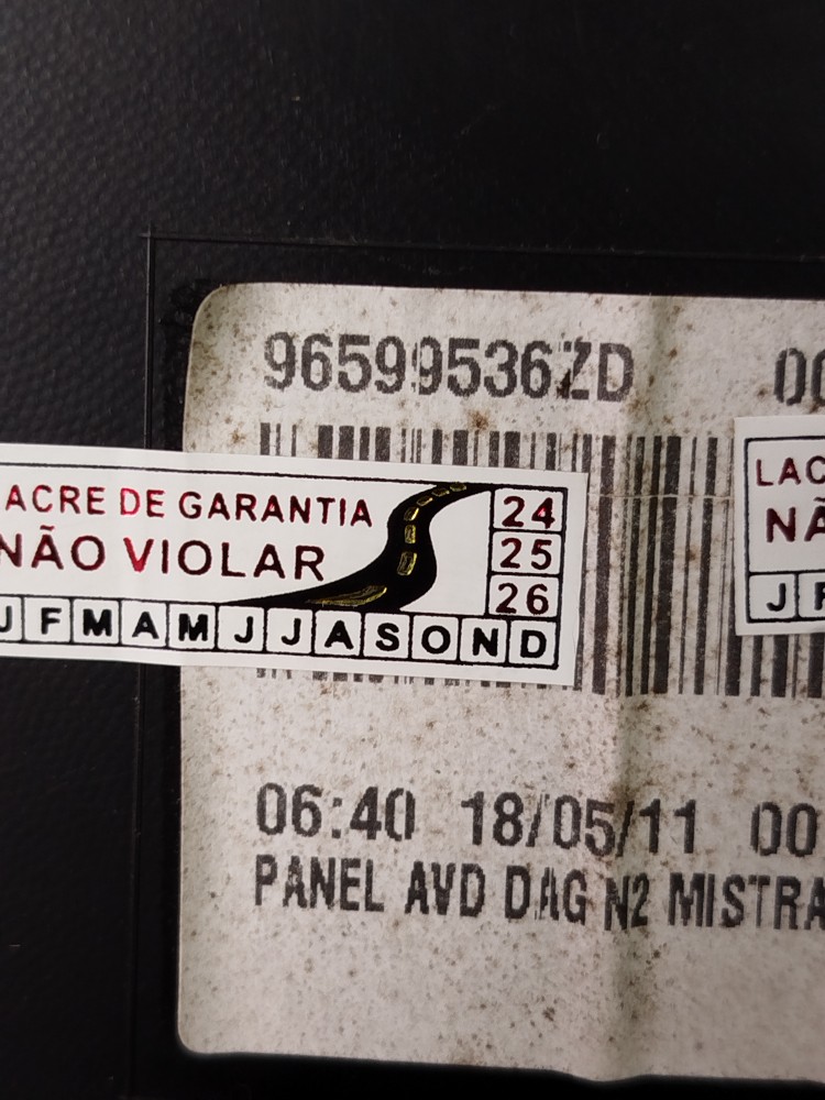 Forro Porta Diant Direito C4 Picasso Glx 2.0 16v 2012 Gas Preta 5