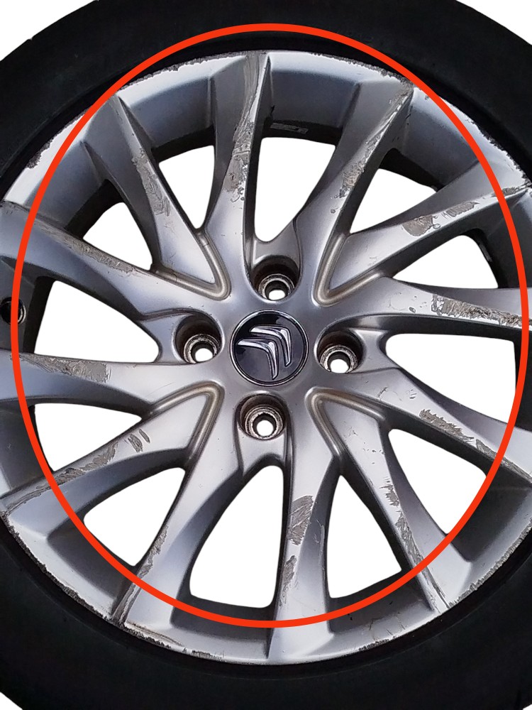 Jogo Rodas Liga Leve 215/50 R17 95w C4 Picasso 2012 Original 3