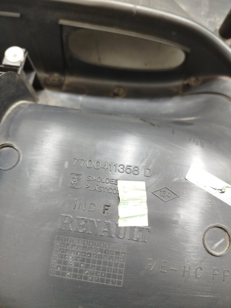 Forro Porta Diant Direit Passag Renault Clio Hatch 2010 4p Preto 4