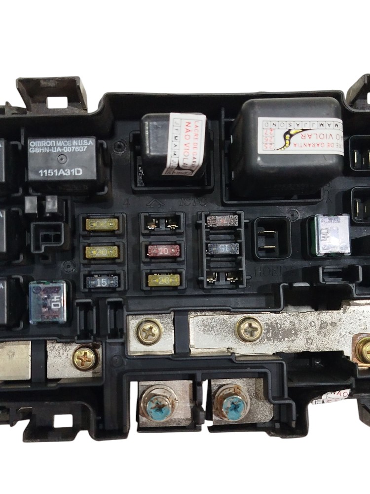 Caixa Fusivel Honda Civic 1.7 2002 Det 1081100602280170 6