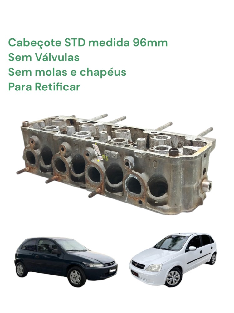 Cabeçote Gm Corsa Celta 1.0 8v Std 90530582 Retificar 1