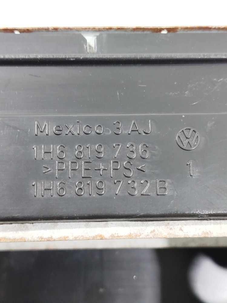 Moldura difusor acabamento rádio central ar golf 1994 a 1997 6