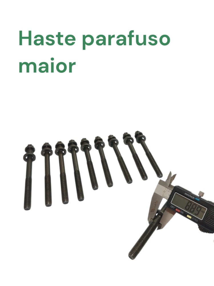 Jogo Parafuso Cabeçote Renault Sandero 1.6 8v 2010 8
