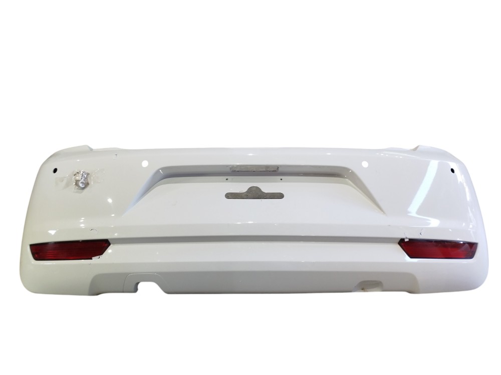 Para-choque Traseiro Fox 1.0 Branco 2014 Sensor Ré 9