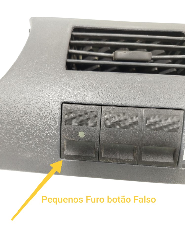 Moldura difusor central g3 painel ar save vw gol 2000 2