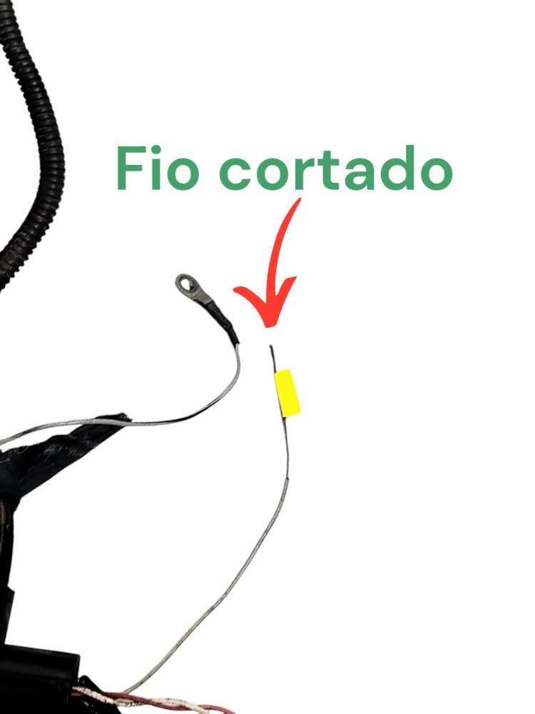 Chicote Motor Injeção Fiat Siena 1.3 16v 2002 Gasol Detalhe 3