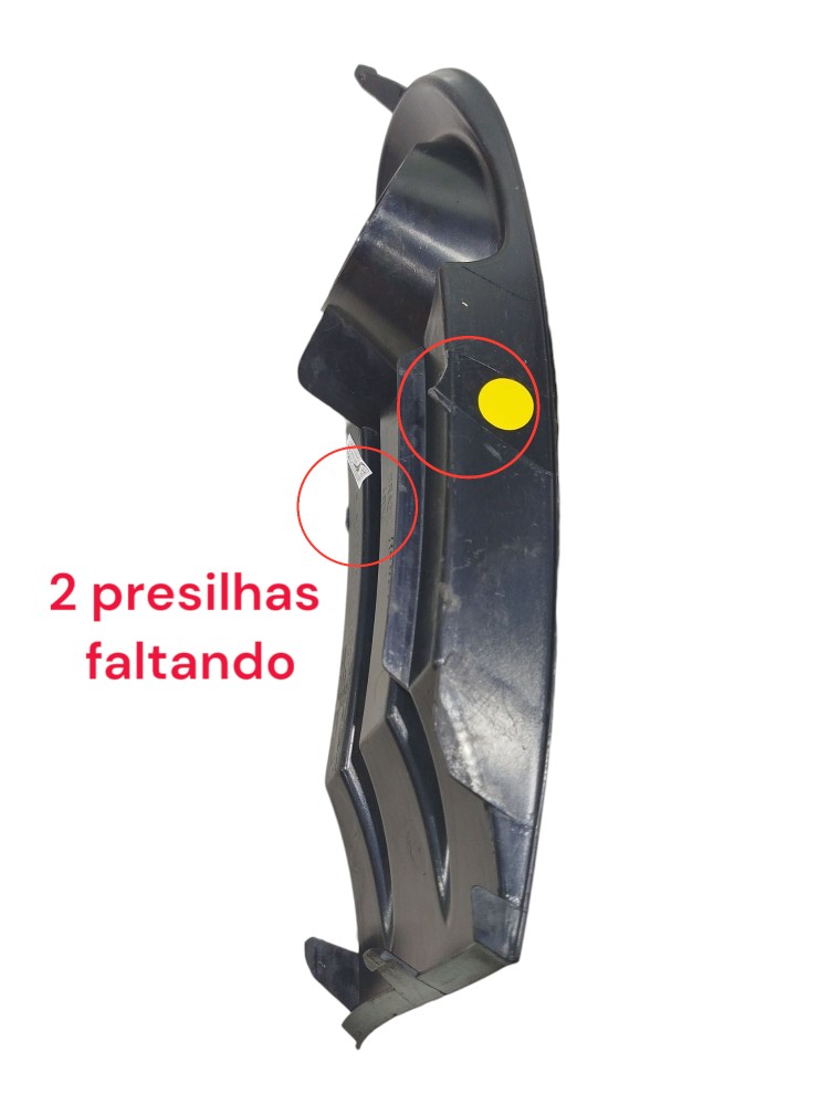 Grade Moldura Farol Milha Esq G6 Voy Vw Gol 2012 5u0853665 Preto 5