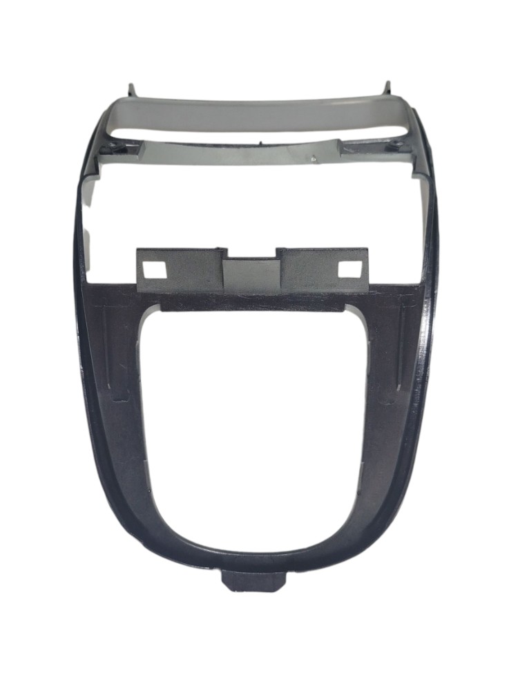 Moldura Console Central Cambio Rádio Peugeot 307 2008 Cinza 3