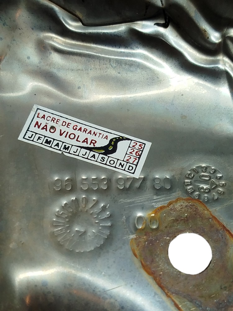 Defletor protetor calor escape Citroen C4 Grand 2009 Origi 6