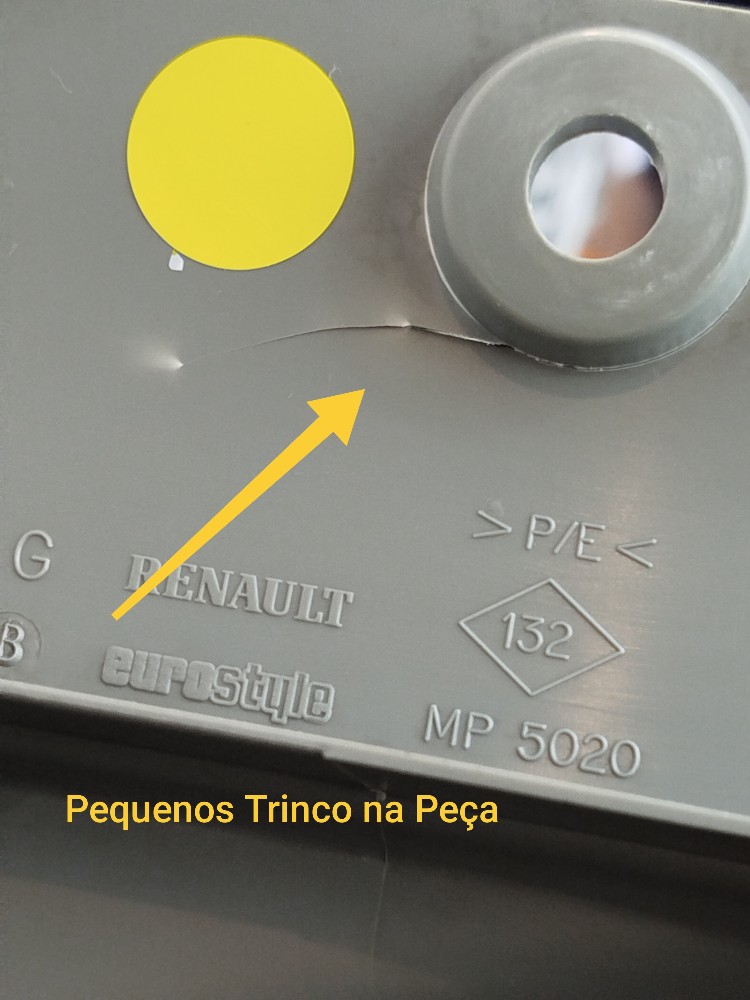 Gaveta Porta Objetos Renault Clio 1.0 2005 Detalhe Cinza 2