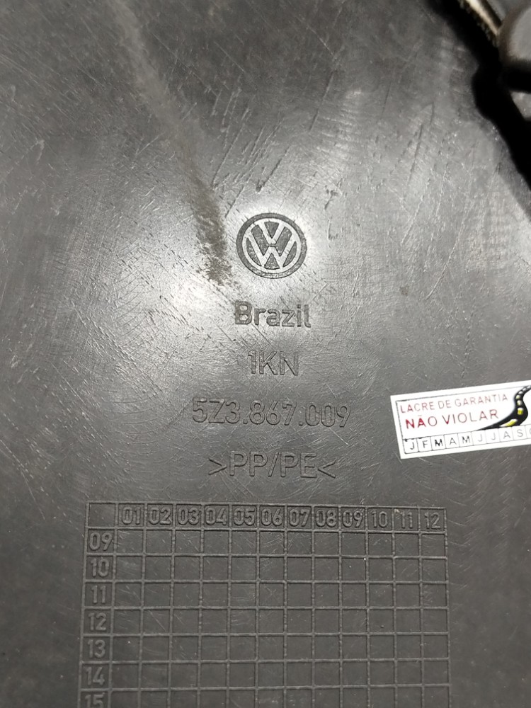 Forro Porta Diant Esq Motorista Vw Fox 2p 2012 Manual Orig Preto 4