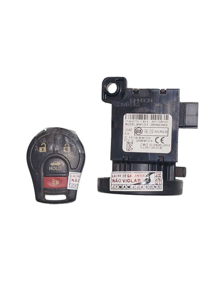 Kit Módulo Injeção Eletronica Comutador Nissan Versa Sl 2013 8