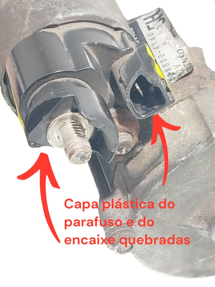 Motor Partida Arranque Honda Fit 2007 Denso 4280004140 Deta 4