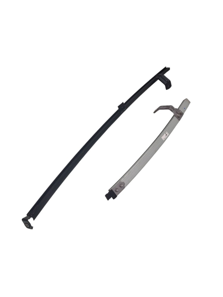 Par Guia Vidr Porta Tras Direita Nissan Versa 2013 Prata 2