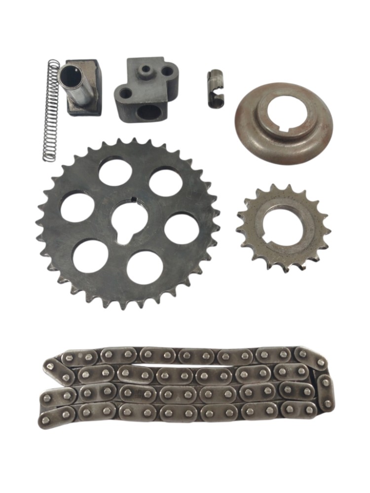 Kit Corrente Coroa Pinhão Tensor Bloco Motor Vw Gol 1.0 Cht 1