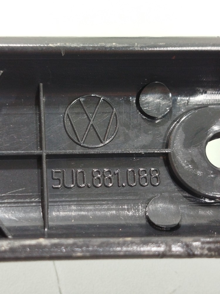 Acabamento Trilho Banco Direito Vw Gol 2013 Preta 5