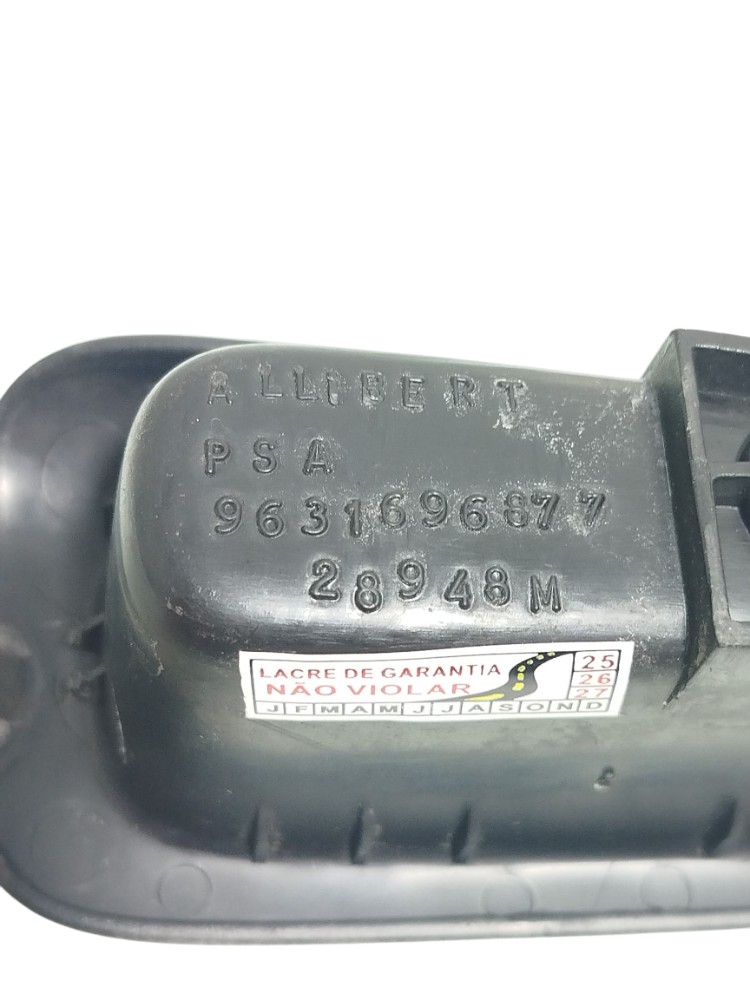 Puxador porta Tras Esquerdo Peugeot 206 2005 9631696877 3