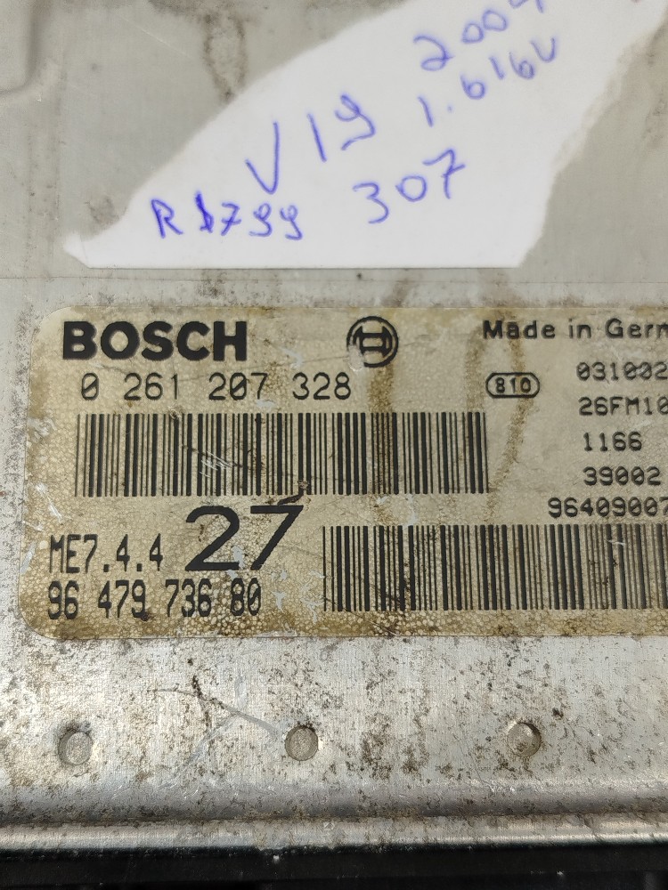 Módulo Injeção Peugeot 307 1.6 16v 2004 3