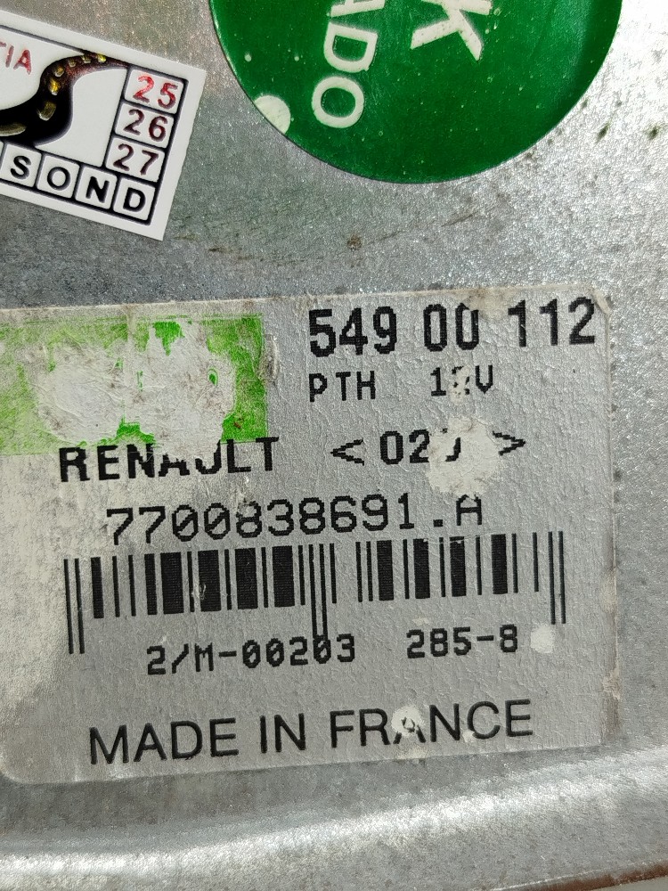 Limpador Tras Motor Renault Scenic 1998 3