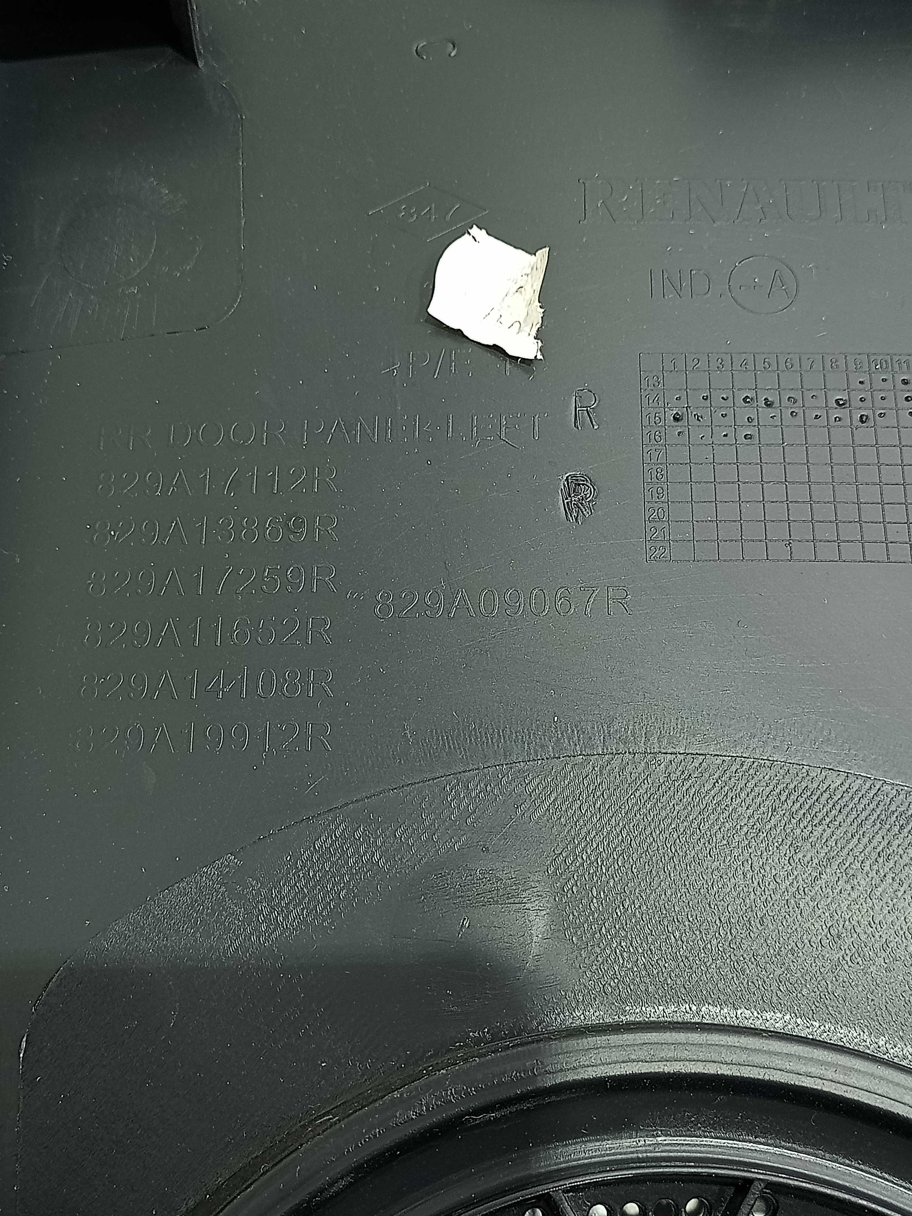Forro Porta Tras Esquerdo Renault Sandero 1.0 16v 2016 4