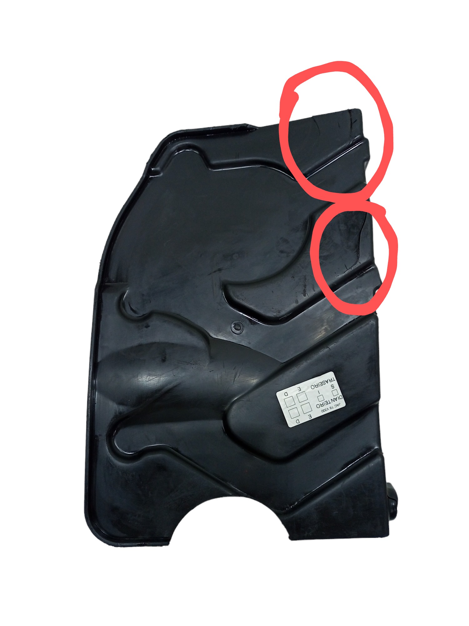Proteção Correia Jac T6 2.0 16v 2016 Detalhe 3