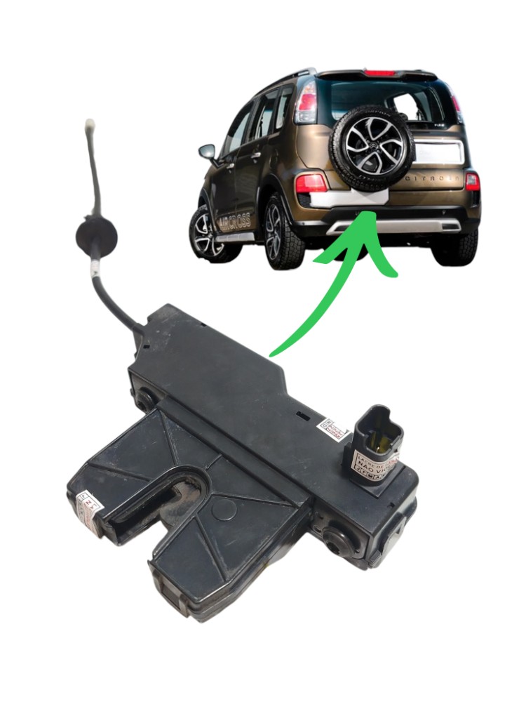 Fechadura Tampa Tras Parachoque Estepe Aircross 2011 30088D