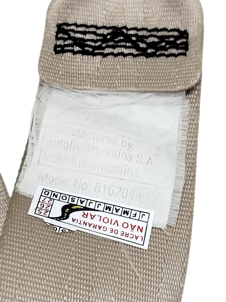 Cinto Segurança Diant Esq Motorista Hillux Sw4 2009 Bege 4