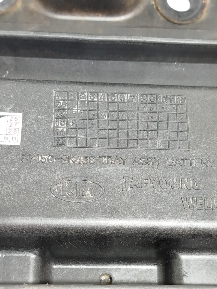 Suporte Caixa Bateria Kia Soul 2011 371502K450 2