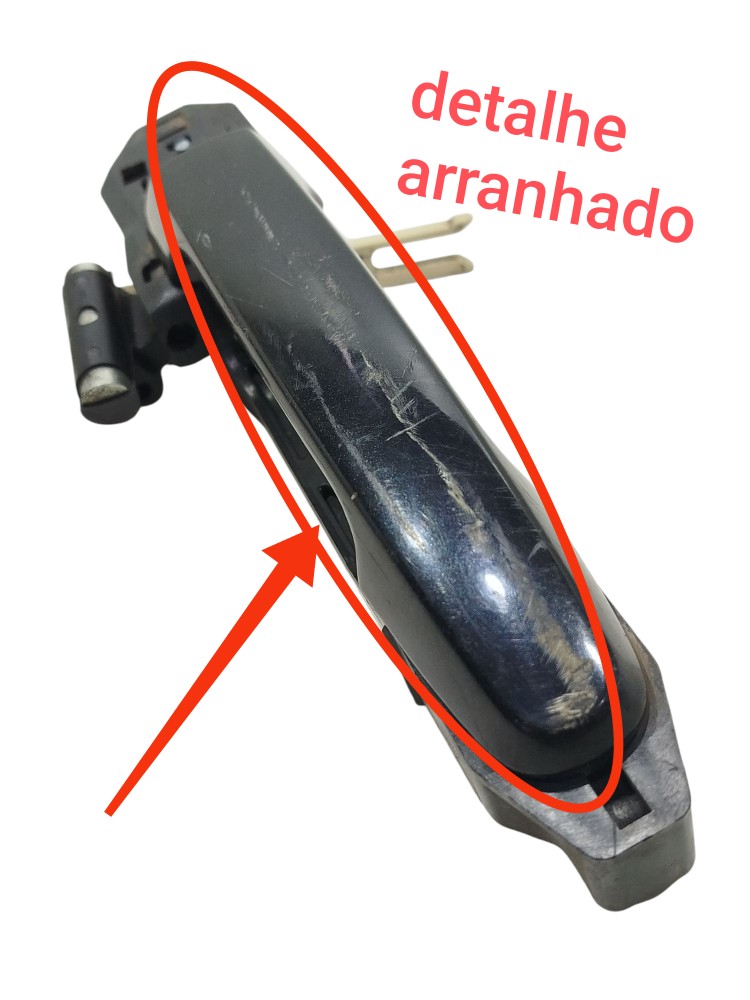 Maçaneta Externa Tras Esq Toyota Hillux Sw4 2009  Preto Traseira 2