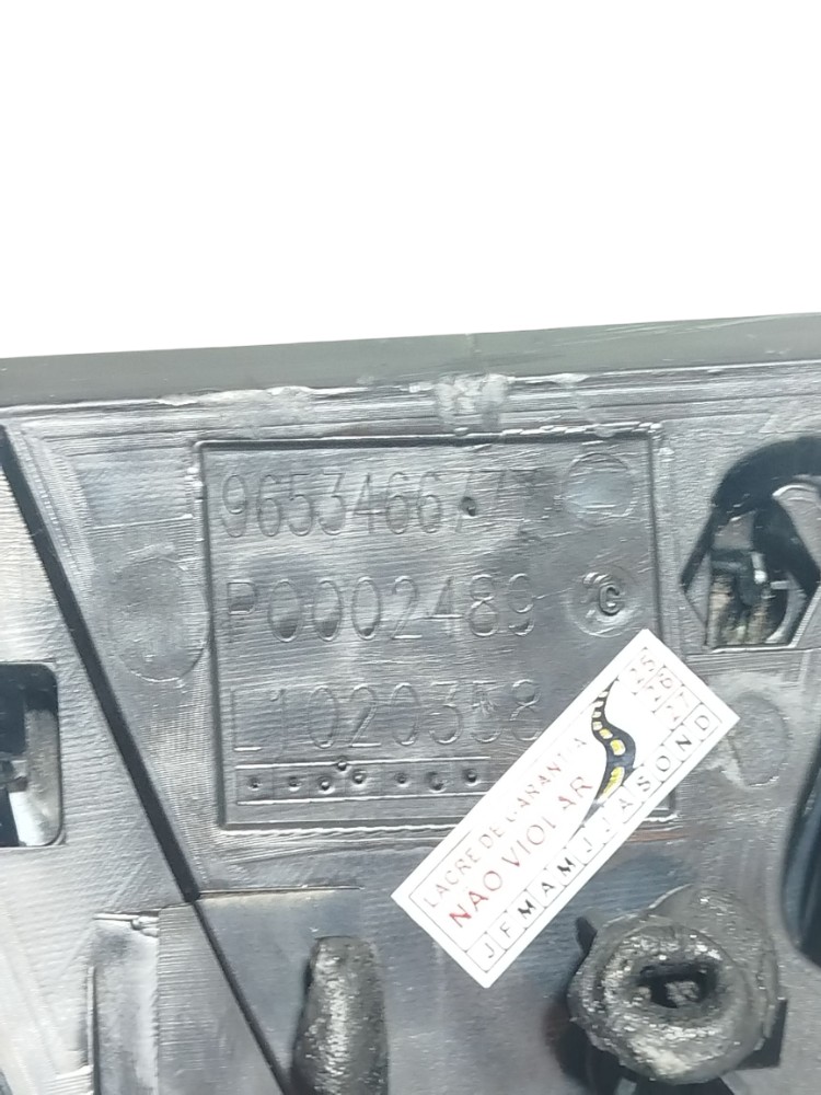 Emblema Grade Dianteira Peugeot 307 9653466777 Detalhe 3