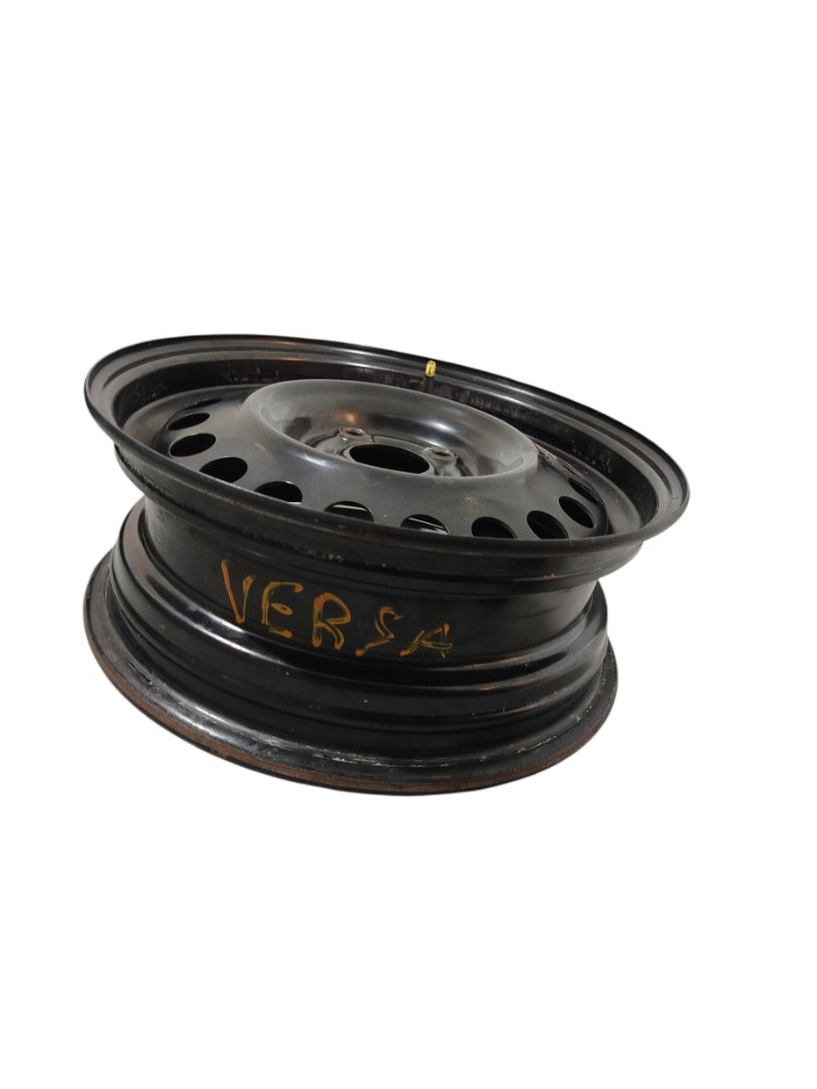 Roda Ferro Aro 15 Nissan Versa Sl 2013 000367 Preto