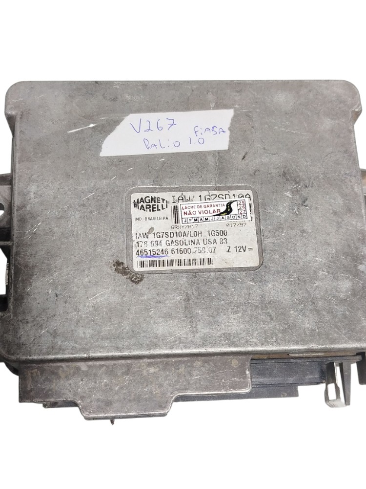 Módulo injeção Fiat Palio 1.0 8v Gasolina 1997 Iaw1g7sd10a 4