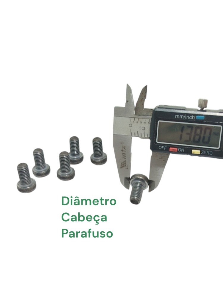 Jogo Parafuso Plator do Volante do Motor Peugeot 307 1.6 08 3