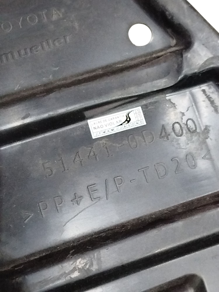 Defletor Inferior Bandeja Parachoque Diant Etios 2017 Detalh 5