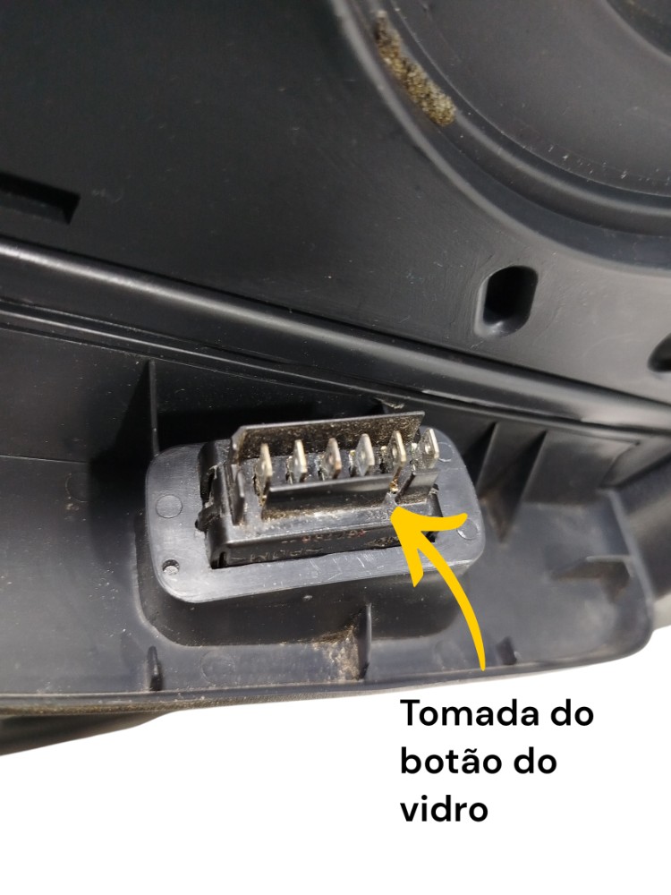 Forro Porta Diant Direit Passag Renault Clio Hatch 2010 4p Preto 6