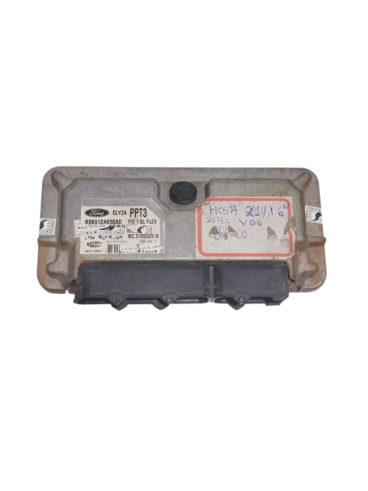Módulo Injeção Eletrônica Ford Fiesta 1.6 2014 Bs6512a65ad 1
