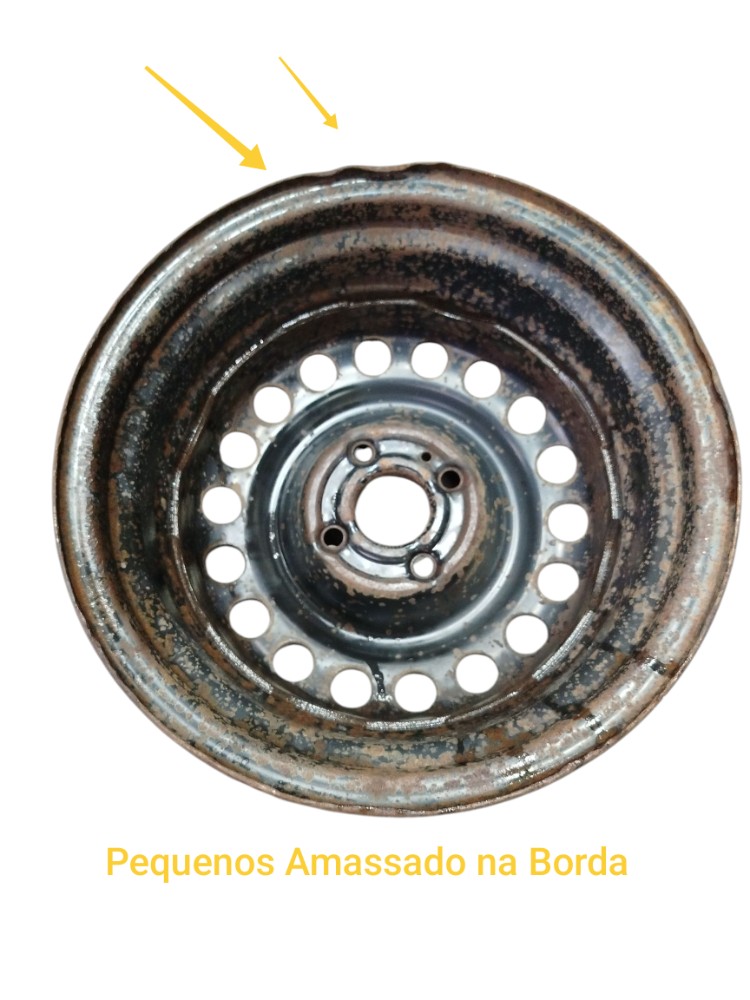 Roda Ferro Aro 14 Gm Prisma 4×100 Preta