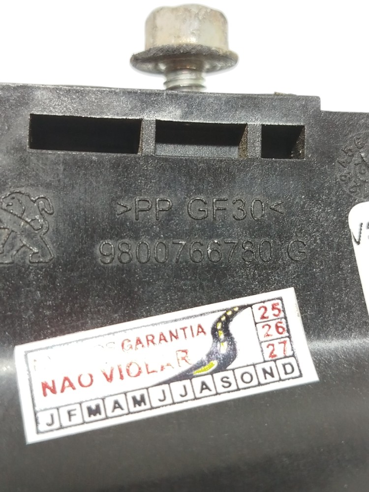 Guia Vidro Dianteiro Esquerdo Peugeot 208 2013 9800766780 Cinza 2
