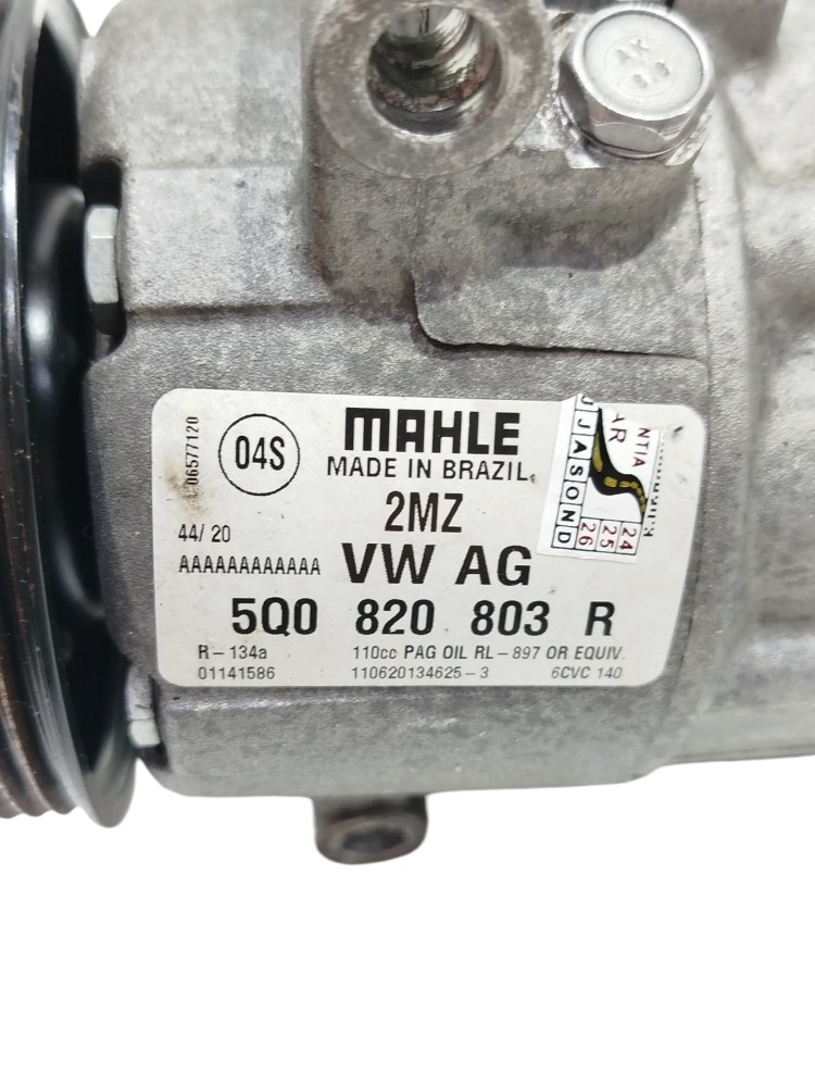 Compressor Ar Condicionado Vw Polo 1.6 2021 5q0820803r 2