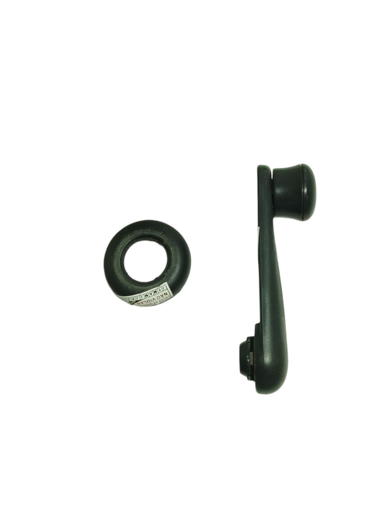 Manivela Porta Diant Direita Passageiro Fiat Palio 1999 Preto 3