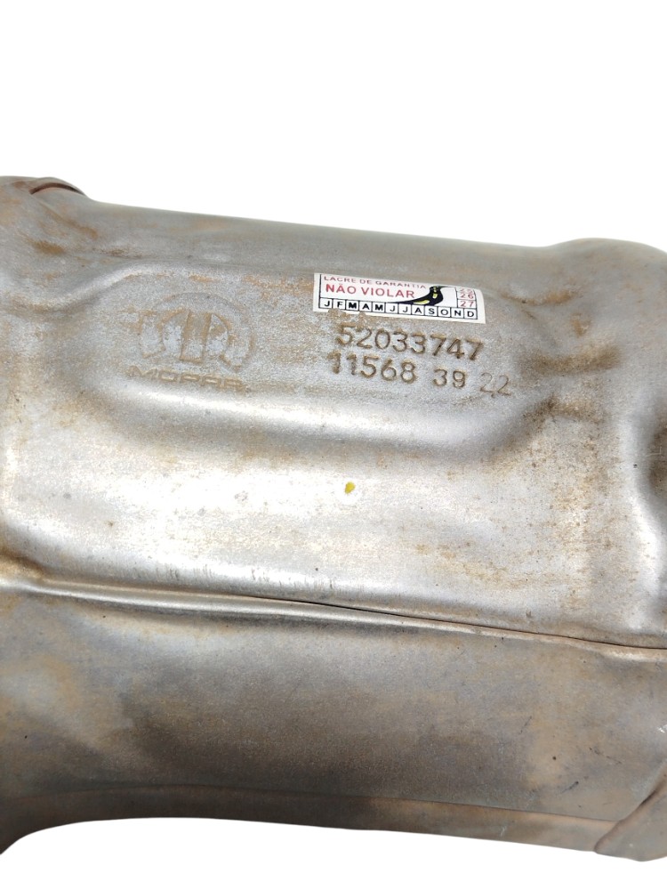 Defletor Catalisador Calor Fiat Cronos 1.0 2023 52033747 Prata 2