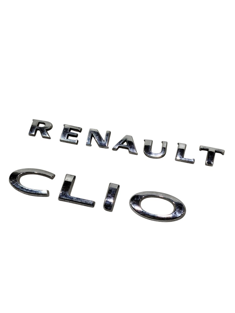 Emblema Letreiro Traseiro Renault Clio 2012 2
