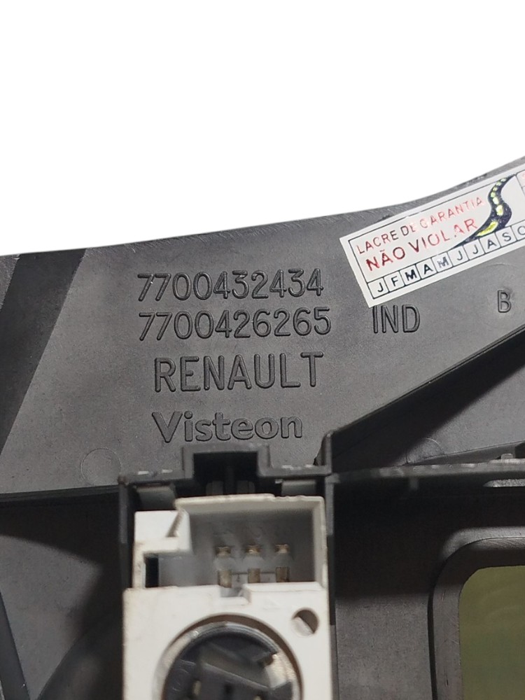 Moldura Computador Bordo Renault Scenic 1999 a 10 7700432434 3