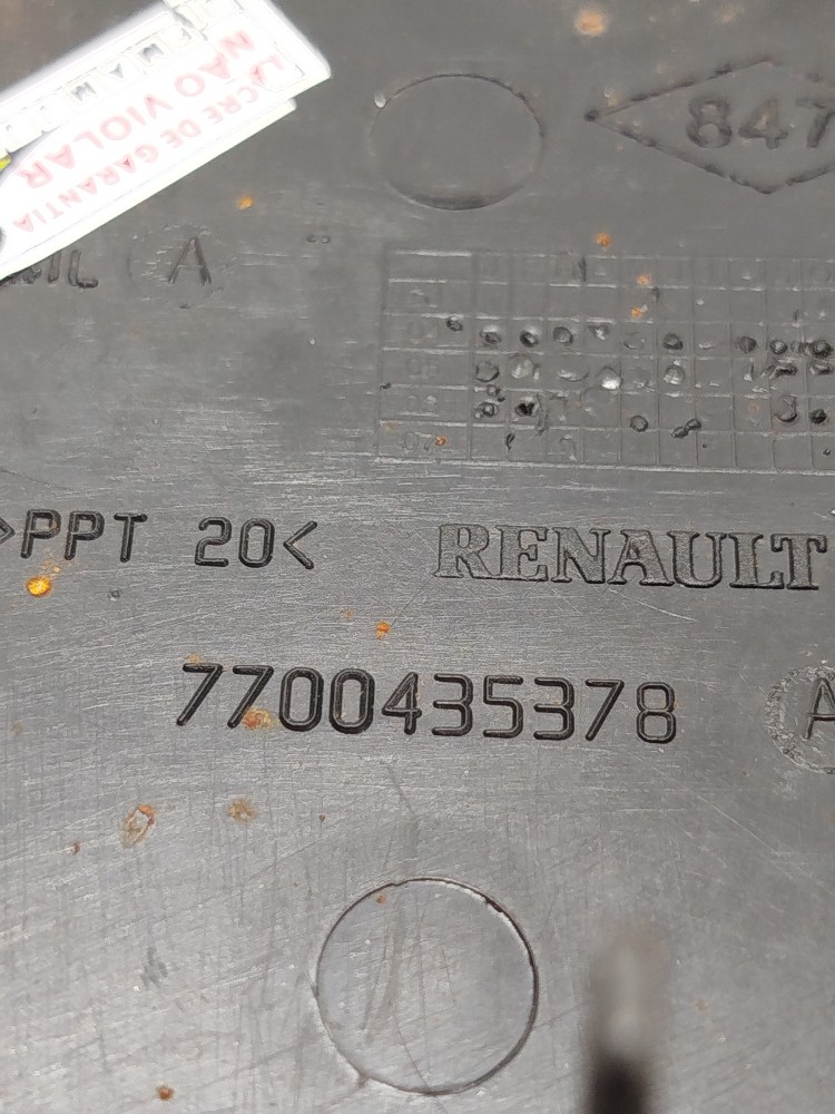 Tampa caixa fusíveis 1.0 16v renault clio symbol 2006 6