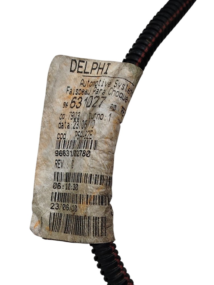Chicote Lanterna Luz Neblina Peugeot 207 2009 A 2012 Origina 3