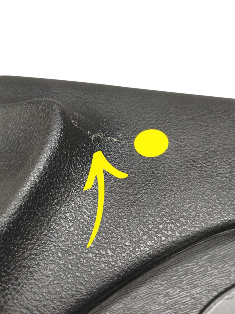 Forro Porta Diant Direit Passag Renault Clio Hatch 2010 4p Preto 7