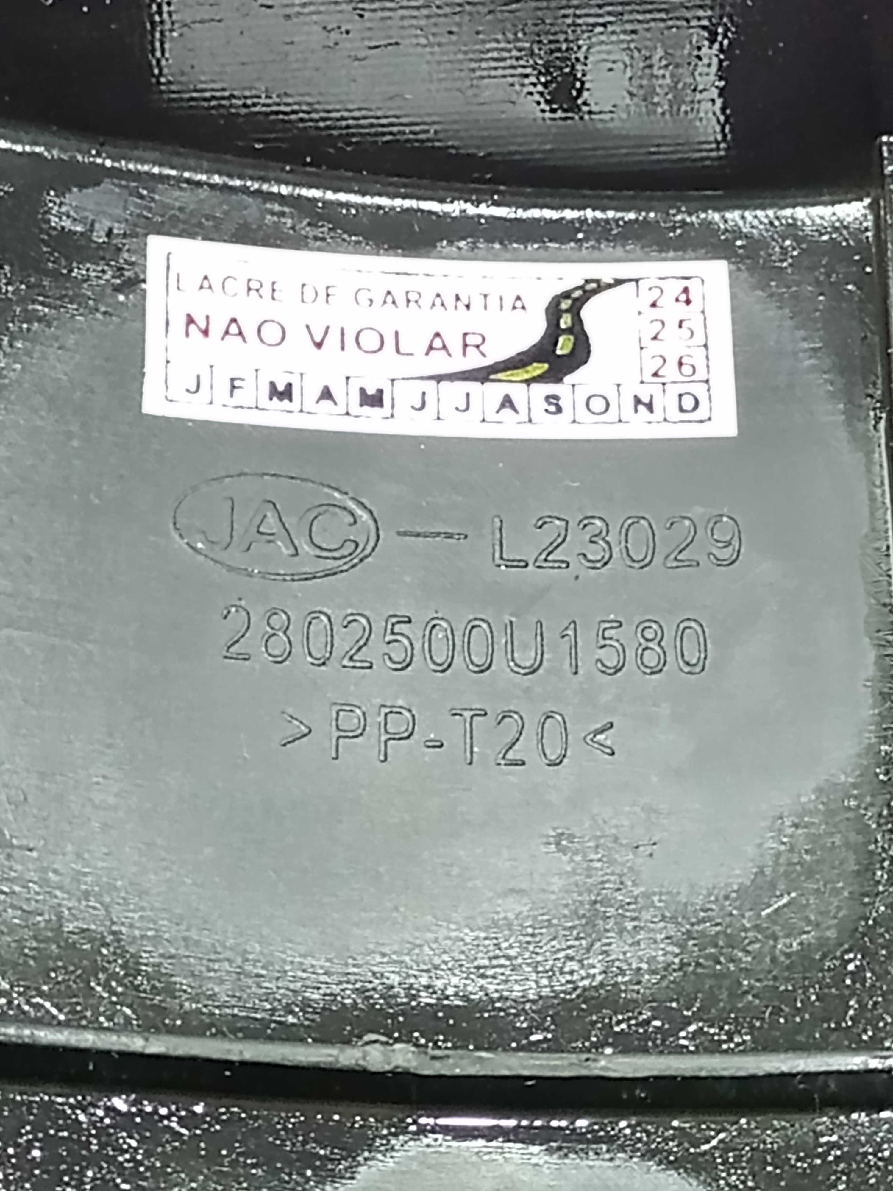 Tampa Painel Radiador Jac T6 2.0 16v 2016 Detalhe 8