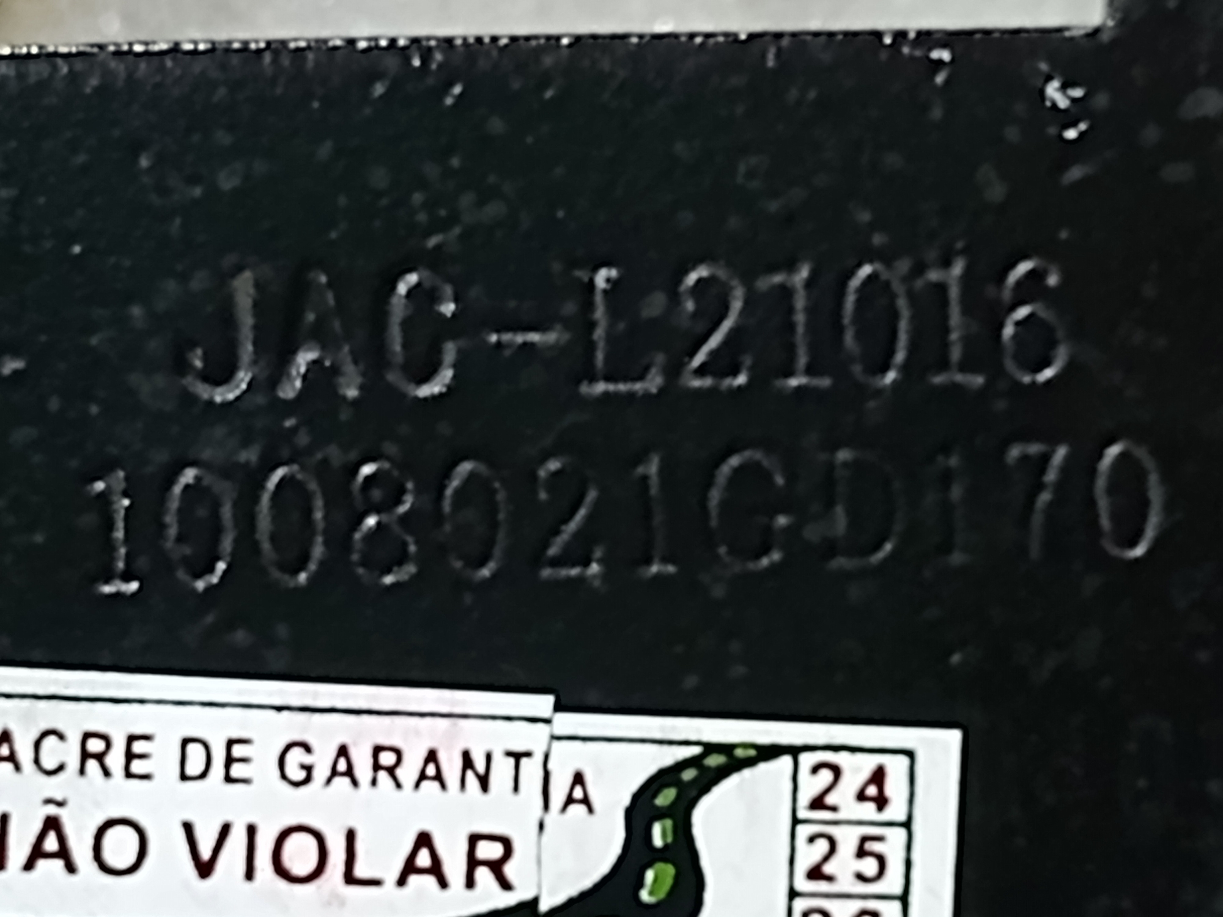 Válvula Canister Jac T6 2.0 16v 2016 4